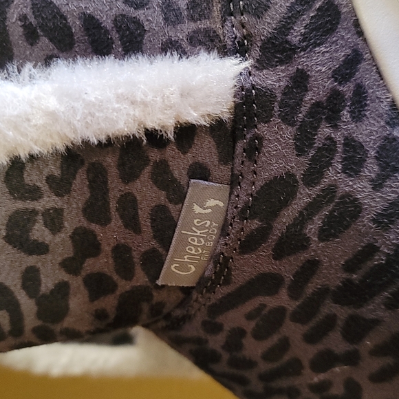 Cheeks Tony Little Gray Cheetah Mobwife Fit Body Sport Boots Size 9 - Picture 3 of 8
